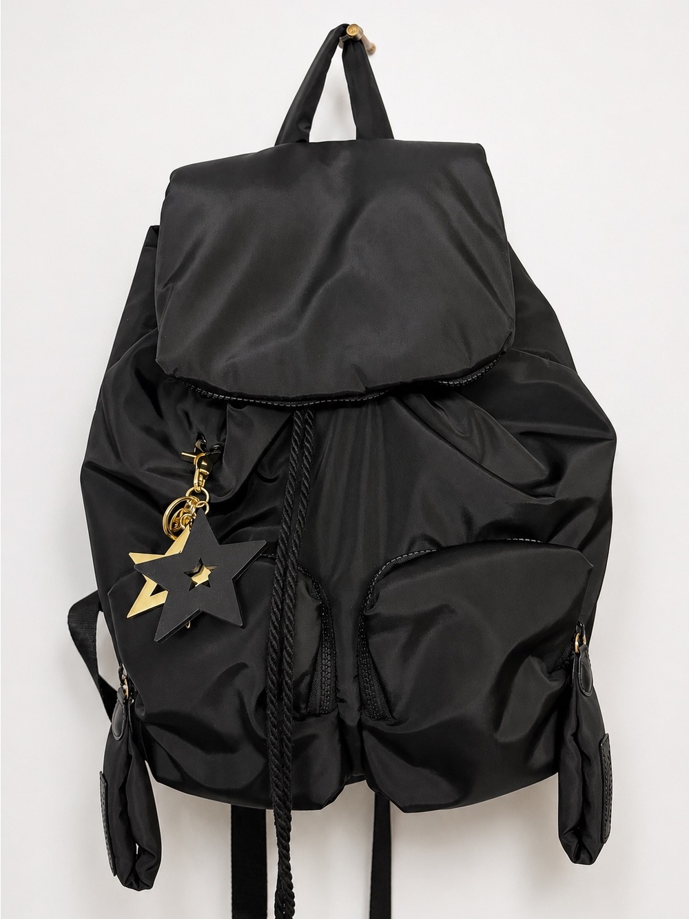 See by Chloé Joy Rider Black Nylon Star Charm Backpack